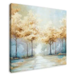 Blue Golden Landscape Canvas Art Print, 40X40 In.-Kirkland's Home Cheap
