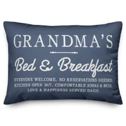 Blue Grandma'S Bed And Breakfast Accent Pillow-Kirkland's Home Best Sale