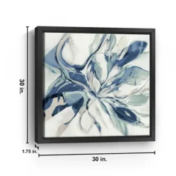 Blue Halcyon Framed Canvas Art Print-Kirkland's Home Online
