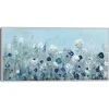 Blue Light Garden Framed Canvas Art Print-Kirkland's Home Clearance