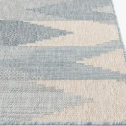 Blue Malibu Arrows Outdoor Area Rug, 7X9-Kirkland's Home Hot
