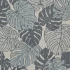 Blue Malibu Monstera Outdoor Area Rug, 7X9-Kirkland's Home Clearance