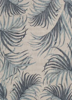 Blue Malibu Palms Outdoor Area Rug, 7X9-Kirkland's Home Flash Sale