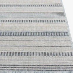 Blue Malibu Stripes Outdoor Area Rug, 7X10-Kirkland's Home Cheap