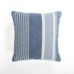 Blue Malibu Stripes Pillow-Kirkland's Home Sale