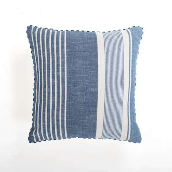 Blue Malibu Stripes Pillow-Kirkland's Home Sale