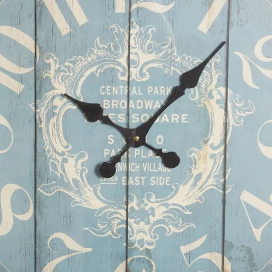 Blue Metal And Rope Wall Clock-Kirkland's Home Sale