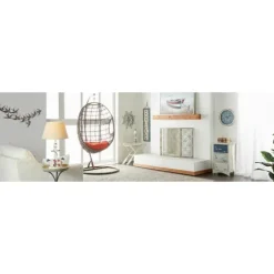 Blue Metal And Rope Wall Clock, 17 In.-Kirkland's Home Shop