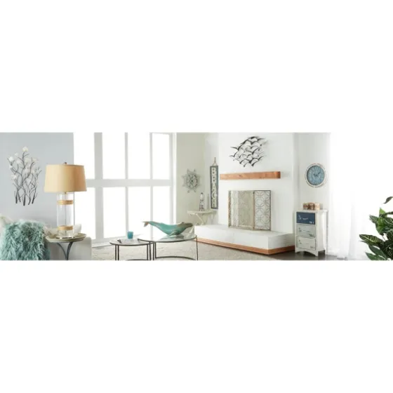 Blue Metal And Rope Wall Clock, 17 In.-Kirkland's Home Shop