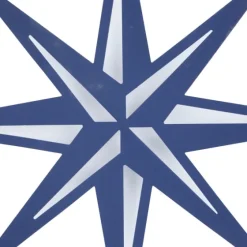 Blue Metal Layered Star Plates Wall Plaque-Kirkland's Home Outlet