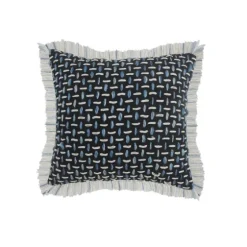 Blue Modern Interwoven Accent Pillow-Kirkland's Home Store