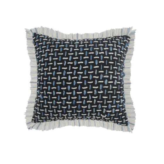 Blue Modern Interwoven Accent Pillow-Kirkland's Home Store