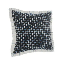 Blue Modern Interwoven Accent Pillow-Kirkland's Home Store