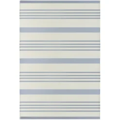 Blue Modern Stripes Outdoor Area Rug, 4X6-Kirkland's Home Best