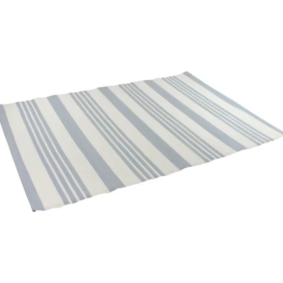 Blue Modern Stripes Outdoor Area Rug, 4X6-Kirkland's Home Best