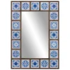Blue Moroccan Tile Framed Mirror-Kirkland's Home Best