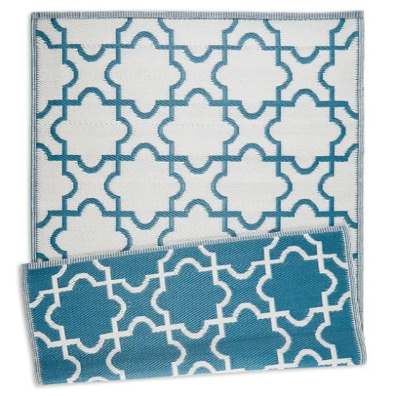 Blue Moroccan Trellis Outdoor Area Rug, 4X6-Kirkland's Home Cheap