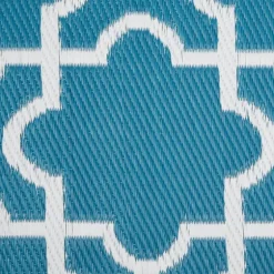 Blue Moroccan Trellis Outdoor Area Rug, 4X6-Kirkland's Home Cheap