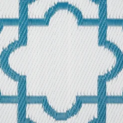 Blue Moroccan Trellis Outdoor Area Rug, 4X6-Kirkland's Home Cheap