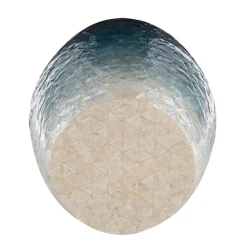 Blue Ombre Mosaic Capiz Shell Drum End Table-Kirkland's Home Hot