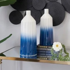 Blue Ombre 2-Pc. Coastal Jars-Kirkland's Home Sale