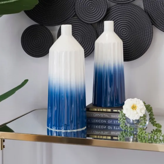 Blue Ombre 2-Pc. Coastal Jars-Kirkland's Home Sale