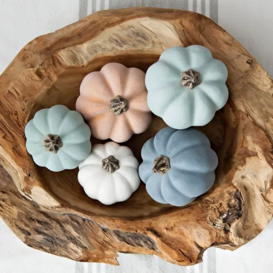 Blue, Orange, And Cream Pumpkin Filler-Kirkland's Home Discount