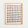 Blue Paint Dab On Linen Framed Art Print-Kirkland's Home Store
