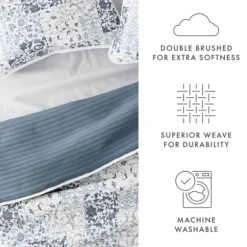 Blue Patchwork Reversible 2-Pc. Twin Quilt Set-Kirkland's Home Best Sale
