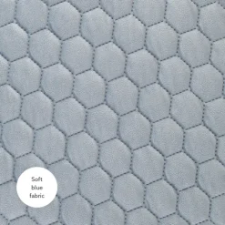 Blue Quilted Honeycomb Ottoman-Kirkland's Home Hot