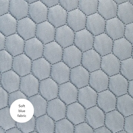 Blue Quilted Honeycomb Ottoman-Kirkland's Home Hot