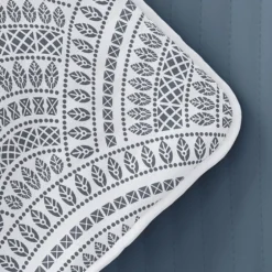 Blue Scalloped Reversible 3-Pc. King Quilt Set-Kirkland's Home Flash Sale