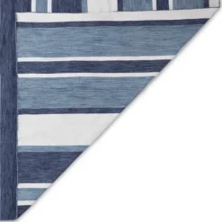 Blue Shades Striped Indoor/Outdoor Area Rug, 7X9-Kirkland's Home Hot