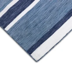 Blue Shades Striped Indoor/Outdoor Area Rug, 7X9-Kirkland's Home Hot