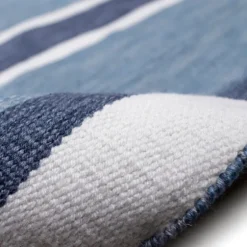 Blue Shades Striped Indoor/Outdoor Area Rug, 7X9-Kirkland's Home Hot