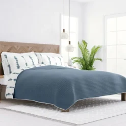 Blue Shibori Reversible 3-Pc. King Quilt Set-Kirkland's Home Online