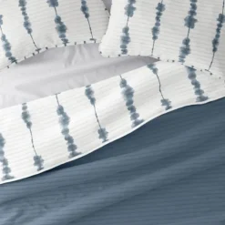Blue Shibori Reversible 3-Pc. Queen Quilt Set-Kirkland's Home Online