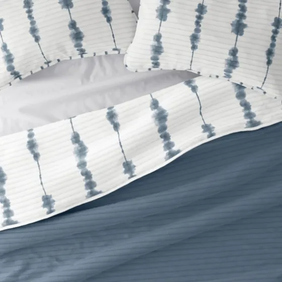 Blue Shibori Reversible 2-Pc. Twin Quilt Set-Kirkland's Home Best Sale