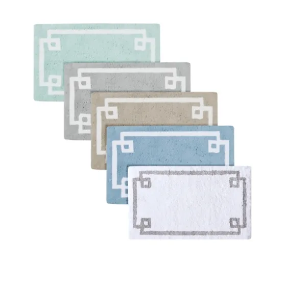 Blue Simple Trim Cotton Tufted Bath Mat, 30 In.-Kirkland's Home Best
