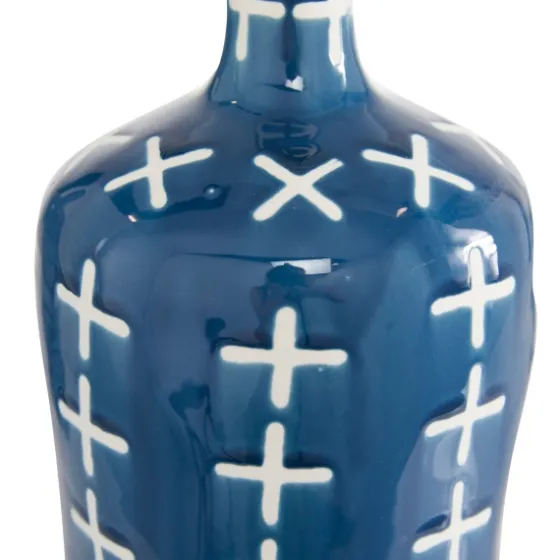 Blue Stoneware Vases, Set Of 3-Kirkland's Home Shop