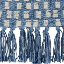 Blue Stonewash Urban Check Throw-Kirkland's Home Shop