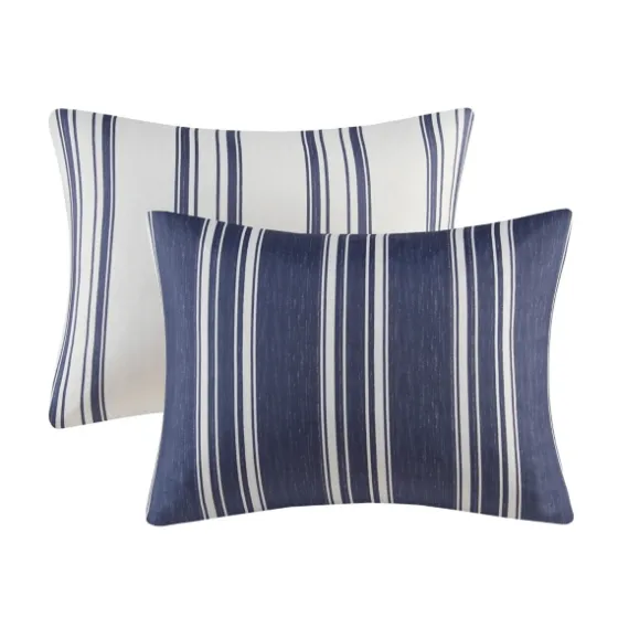 Blue Stripe Jackson 3-Pc. Full/Queen Comforter Set-Kirkland's Home Online