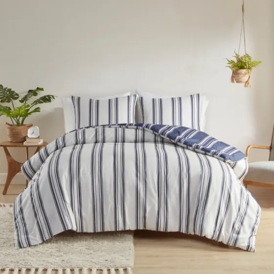 Blue Stripe Jackson 3-Pc. King Comforter Set-Kirkland's Home Best Sale