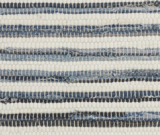 Blue Striped Textured Denim Pillow-Kirkland's Home Discount