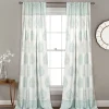 Blue Teardrop Leaves Curtain Panel Set, 84 In.-Kirkland's Home Best