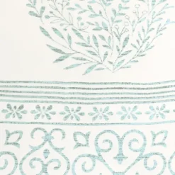 Blue Teardrop Leaves Curtain Panel Set, 84 In.-Kirkland's Home Best