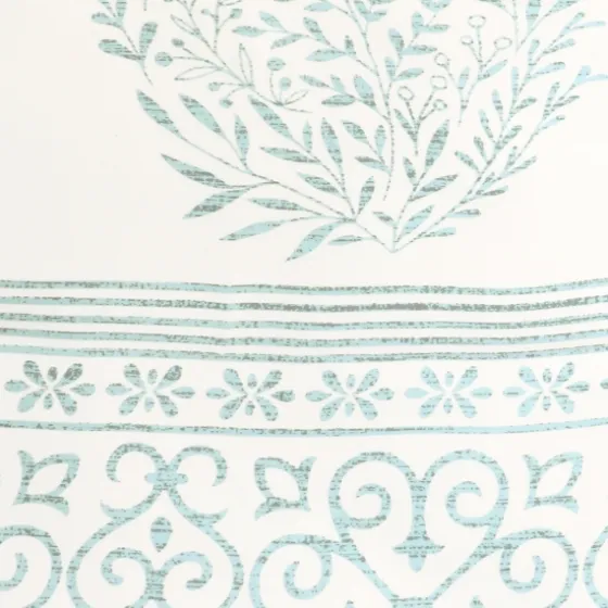 Blue Teardrop Leaves Curtain Panel Set, 84 In.-Kirkland's Home Best