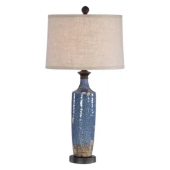 Blue Textured Ceramic Table Lamp-Kirkland's Home Cheap