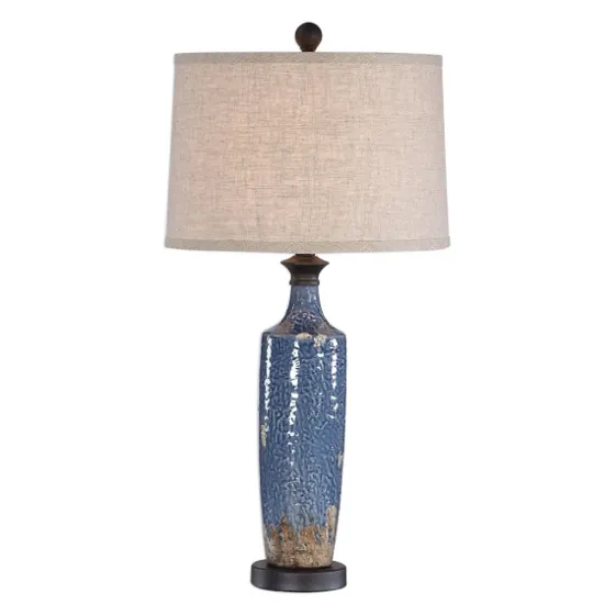 Blue Textured Ceramic Table Lamp-Kirkland's Home Cheap