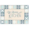 Blue Welcome To The Kitchen Floor Mat, 24X36-Kirkland's Home Online